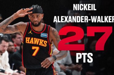Nickeil Alexander-Walker drops 27 Points, 8 Assists, 4 Steals in Hawks 12th Win in a row at Home