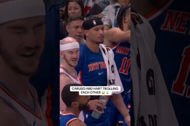 Hart & Caruso having some fun 🤣