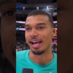 🎤 Wemby: "We're a WINNING TEAM now" 😤 #wembanyama #wemby #nba #spurs #sanantoniospurs