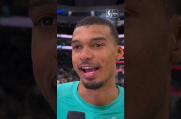 🎤 Wemby: "We're a WINNING TEAM now" 😤 #wembanyama #wemby #nba #spurs #sanantoniospurs