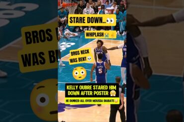 Oubre got pushed during his STARE DOWN💀