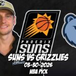 Phoenix Suns vs Memphis Grizzlies 3/30/26 NBA Free Picks & Prediction | NBA Betting Tips