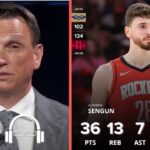 "MONSTER game for Alperen Sengun with 36 Points" - ESPN reacts to Rockets demolish Pelicans 134-102