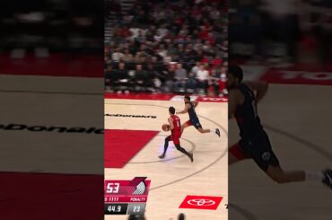 CRAZY PASS FROM DENI AVDIJA TO A TOUMANI CAMARA SLAM #deniavdija #toumanicamara #dunk #trailblazers