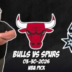 Chicago Bulls vs San Antonio Spurs 3/30/26 NBA Free Picks & Prediction | NBA Betting Tips