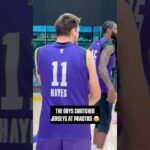 Jersey swap day!! #lakers