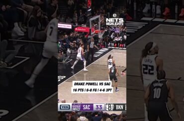 Drake Powell letting it fly 🎯 #nba #brooklynnets #highlights