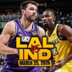 Los Angeles Lakers vs Indiana Pacers Full Game Highlights | Mar 25, 2026 | FreeDawkins