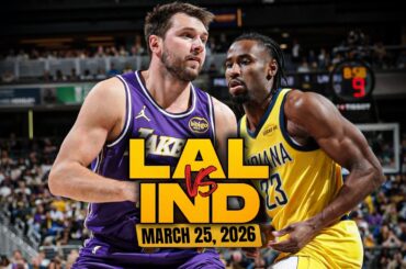Los Angeles Lakers vs Indiana Pacers Full Game Highlights | Mar 25, 2026 | FreeDawkins