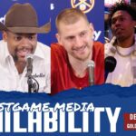 Denver Nuggets React: SIX-Game Win Streak | Postgame Media vs. GSW  🎙️