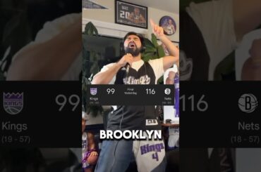 The tank is back on 🎶🎵 #sacramentokings #brooklynnets