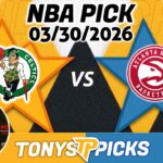 Boston Celtics vs Atlanta Hawks Pick 3/30/26 NBA Pick Prediction