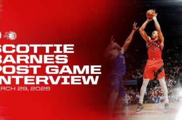 Scottie Barnes | Post Game vs Magic | March 29, 2026