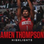 Amen Thompson (18 points) Highlights vs. Memphis Grizzlies