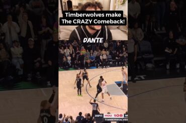 Timberwolves vs Rockets was CHAOS..