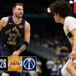 NBA LIVE! Los Angeles Lakers vs Washington Wizards | Mar. 30, 2026 | Wizards vs Lakers NBA 2K26
