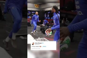 Mbappe buckets! 🪣 (Via: @Equipe de France)