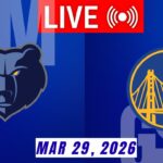 NBA LIVE! Golden State Warriors vs Memphis Grizzlies | March 29, 2026 | Warriors vs Grizzlies 2K