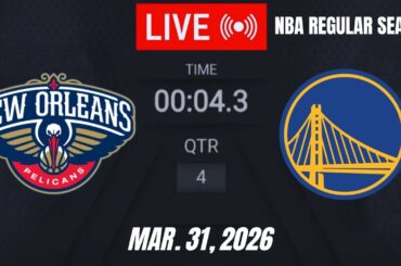 NBA LIVE! New Orleans Pelicans vs Golden State Warriors March 31,2026 Warriors vs Pelicans | 2K26