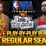 🔴LAKERS VS WIZARDS │ 2026 NBA REGULAR SEASON  Basketball Play-By-Play Reaction & Scoreboard