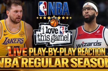 🔴LAKERS VS WIZARDS │ 2026 NBA REGULAR SEASON  Basketball Play-By-Play Reaction & Scoreboard
