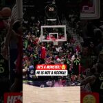 AMEN THOMPSON IS NOT A ROOKIE, HE'S A MONSTER! 😤 #nba #basketball #nbahighlights