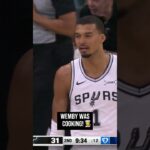 JUST NASTY 👽😮‍💨 #spurs #nba #wemby