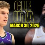 Cleveland Cavaliers vs Utah Jazz Full Game Highlights – March 30, 2026 | NBA Season