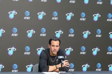 Erik Spoelstra Talks Miami Heat Win over Sixers, Fiery Halftime By Team, Tyler Herro & Bam Adebayo