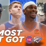 Thunder-Pistons Reaction: SGA CARRIES OKC past shorthanded Pistons | The Dime With Josh and Kwab