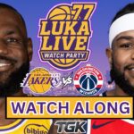 LAKERS vs WIZARDS | Watch Along + Play by play Reactions | Luka Suspended