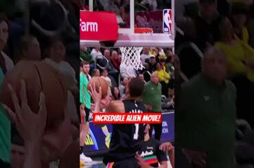 How do you stop a 7'4 Alien? 🤯 #Shorts #nba #nbahighlights