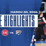 Overtime Thriller | Detroit Pistons vs. OKC Thunder Highlights | 3.30.26