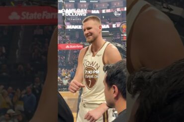 Spend a Game Day with Kristaps Porzingis | #shorts