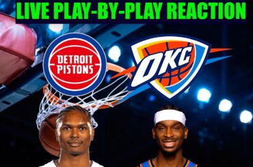 Detroit Pistons vs Oklahoma City Thunder NBA Play-By-Play Reaction 3/30/26 LIVE
