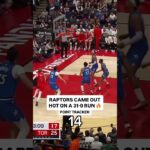 The Toronto Raptors' 31-0 run vs. Orlando is the LARGEST unanswered run in the play-by-play era 🔥