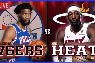 Philadelphia 76ers VS Miami Heat LIVE Commentary Scoreboard | Pre and Post Game Coverage