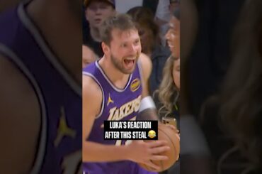 Luka was so happy Rui recovered his steal 🤣 #lakers