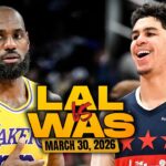 Los Angeles Lakers vs Washington Wizards Full Game Highlights | Mar 30, 2026 | FreeDawkins