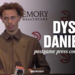Hawks vs. Celtics Postgame Press Conference: Dyson Daniels
