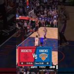 ALPEREN VS KNICKS 🏀 🚀 #nba #basketball #houstonrockets #alperensengun #dunk