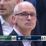 UConn vs. Michigan State 🍿 Final 3 Minutes | March Madness 2026