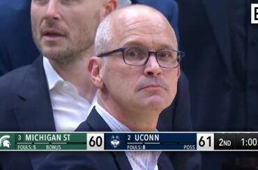 UConn vs. Michigan State 🍿 Final 3 Minutes | March Madness 2026
