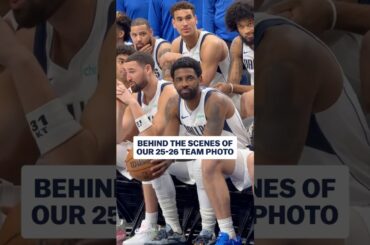 Behind the camera: 25-26 team photo 📸 #dallasmavericks #nba #basketball