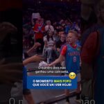Esse vídeo vai alegrar o seu dia! 🤩 #NBA #OKC #shorts