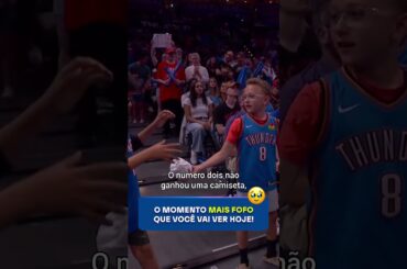 Esse vídeo vai alegrar o seu dia! 🤩 #NBA #OKC #shorts