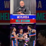 Coach WON'T Let Officials Take AWAY From Pistons' EFFORT! #basketball #nba