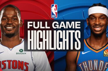 PISTONS at THUNDER | FULL GAME HIGHLIGHTS | March 30, 2026