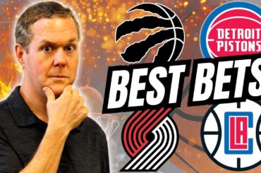 NBA Tuesday BEST Bets! Raptors vs Pistons & Trail Blazers vs Clippers | NBA Predictions Today