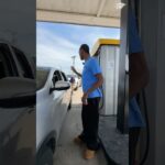 Shai and Kenrich surprised customers at Love's Travel Stops with gift cards for snacks and gas 🙌